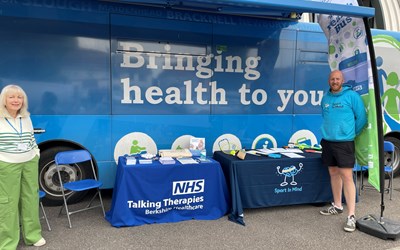 We teamed up with Sport In Mind on the Health Bus this week for Mental Health Awareness Week.