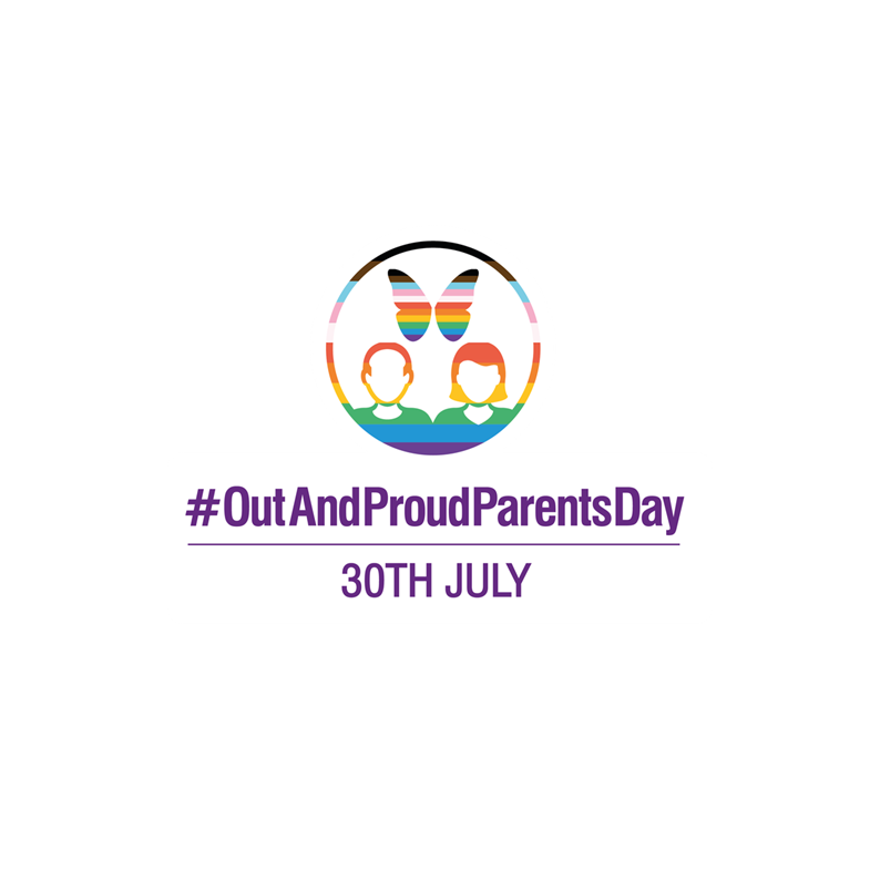 Out and Proud Parents Day 2022 logo