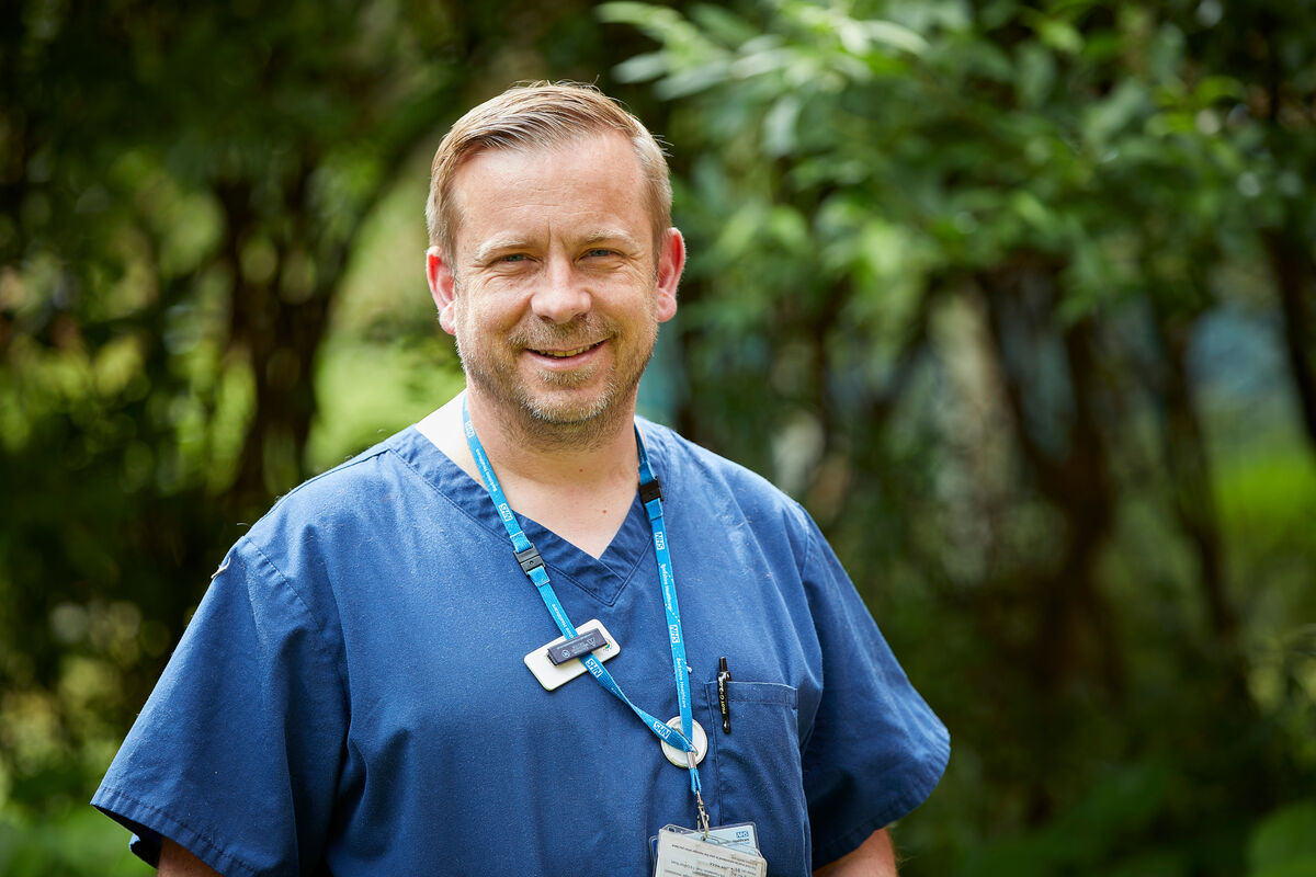 picture of Joseph Reid, Occupational Therapist, outside