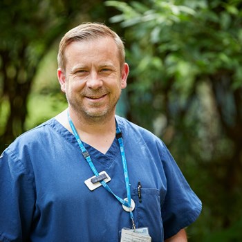 picture of Joseph Reid, Occupational Therapist, outside