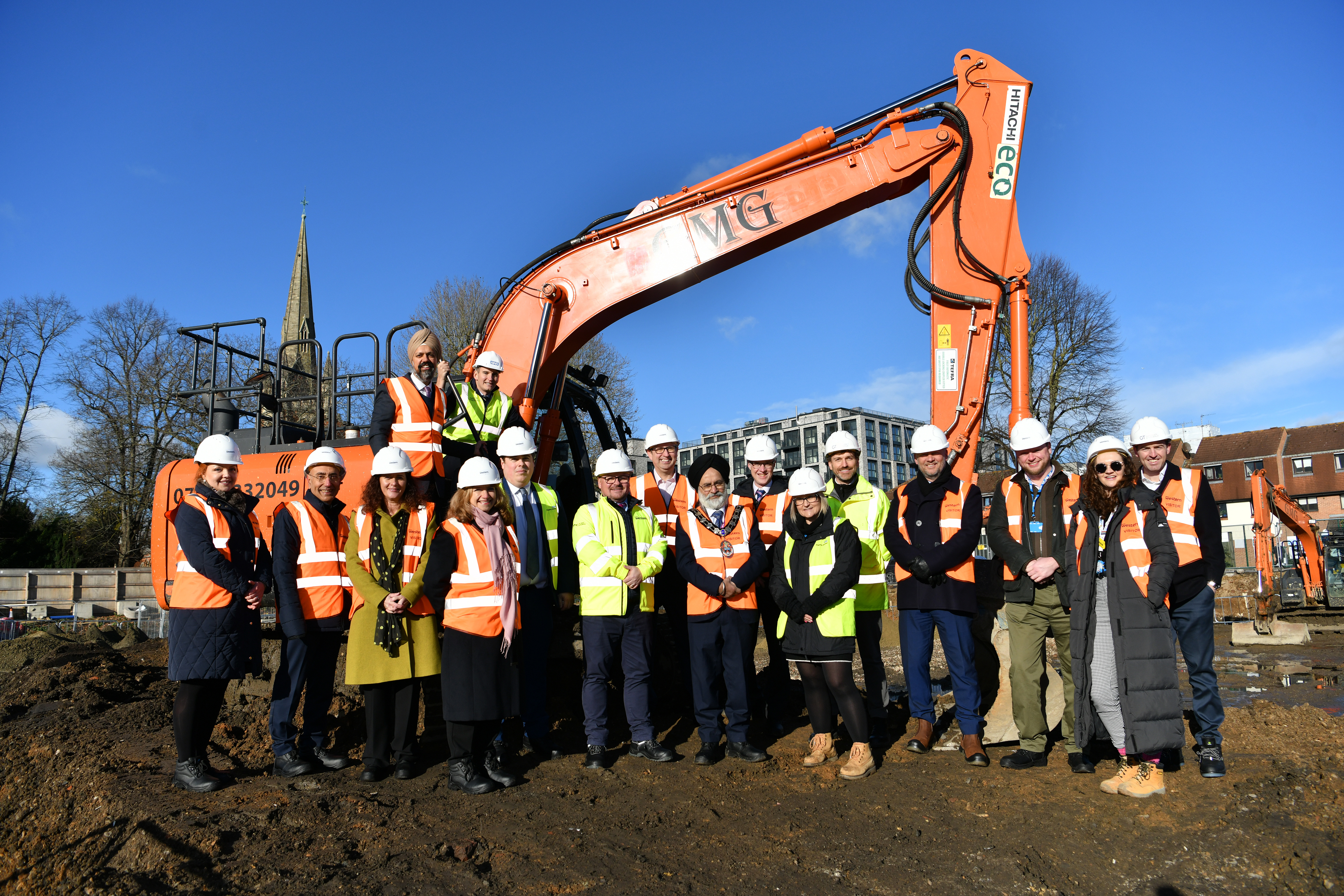 Groundbreaking celebration marking construction of new Slough Community Diagnostics Centre