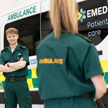 A picture of a specialist EMED transport driver