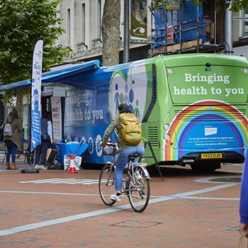 A picture of our Health Bus