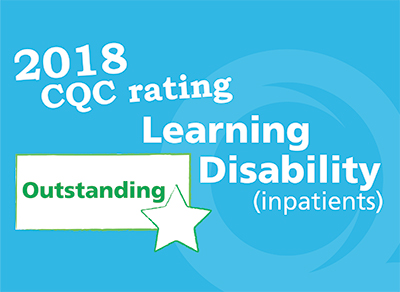 CQC outstanding rating for our Learning Disabilities (inpatients) service