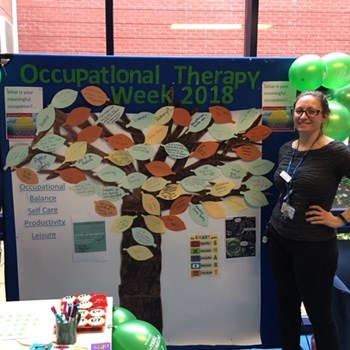 Our Occupational Therapy stand at Prospect Park