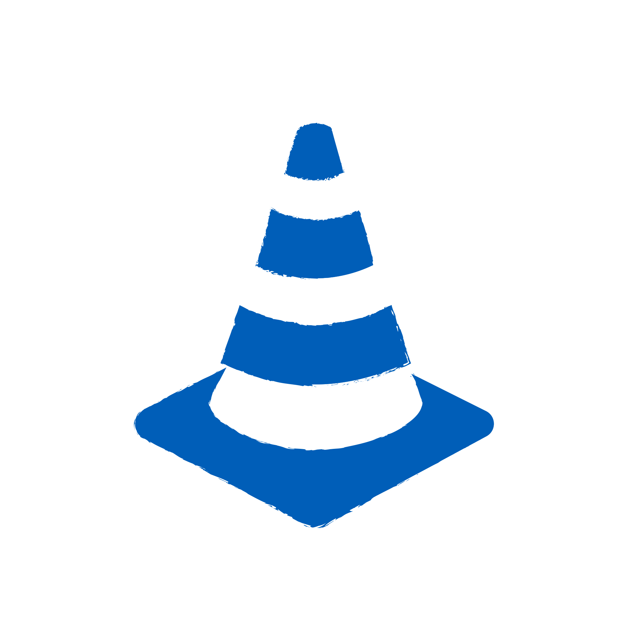 Graphic of a traffic cone