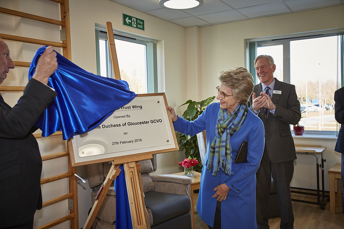 Duchess of Gloucester opens new cancer and renal wing